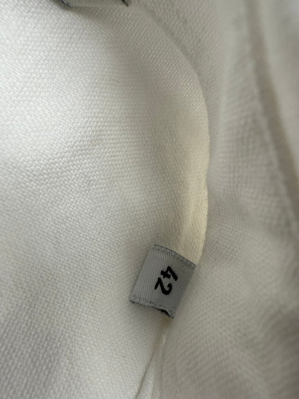 MAISON STANDARDS Peter Cotton Slim Fit Oxford White Shirtβ Size 42 - Picture 10 of 10